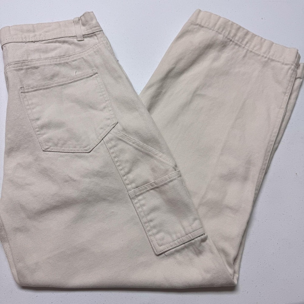No Boundaries Pants Mens 32 Beige Carpenter Hammer Loop Baggy Loose Y2K 34x30